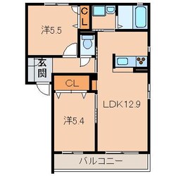 ワイズコートの物件間取画像